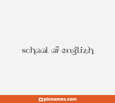 School Of English